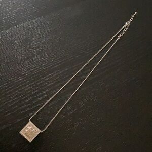 Landau Square Pendant Necklace